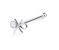 Stone Knot Bone Nose Stud NSKD-776